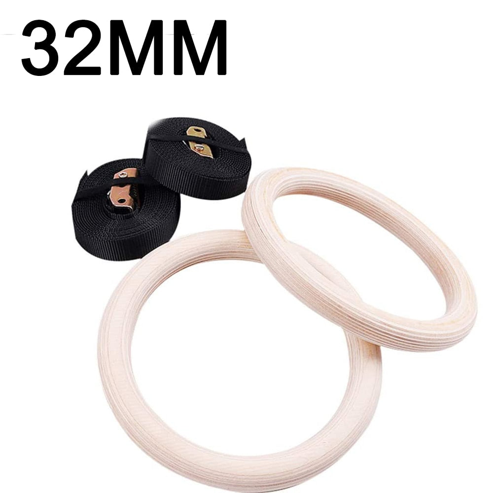 Fitness Wooden Gymnastics Rings