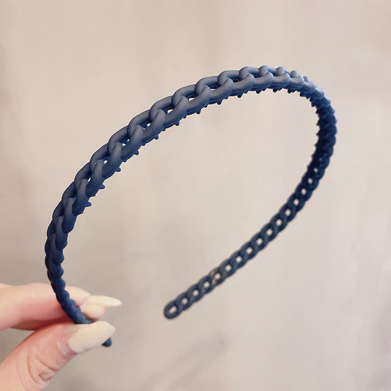 Solid Color Wave Hairbands