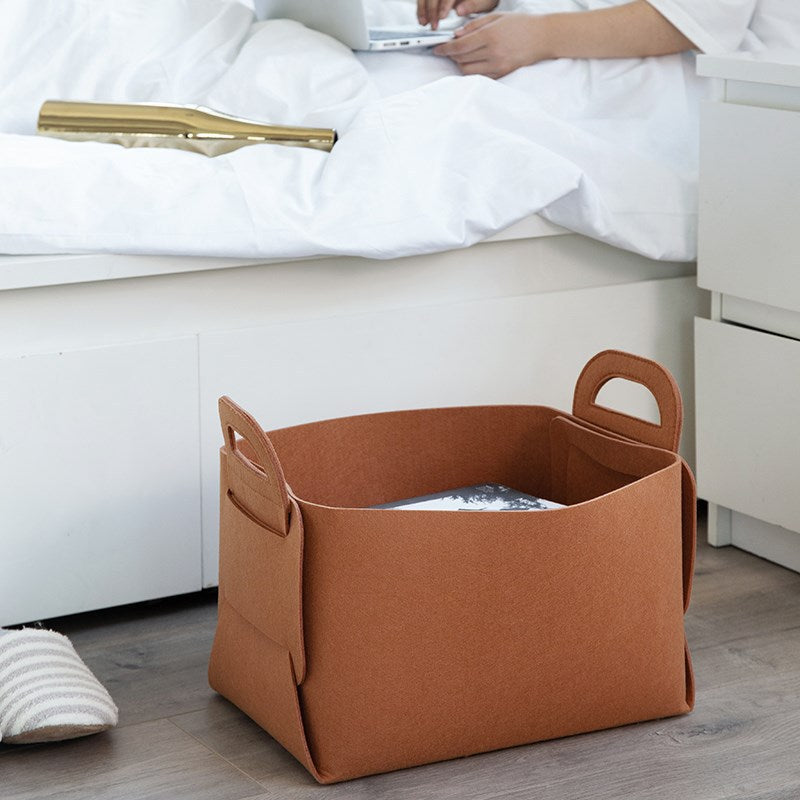 Felt Folding Storage Basket