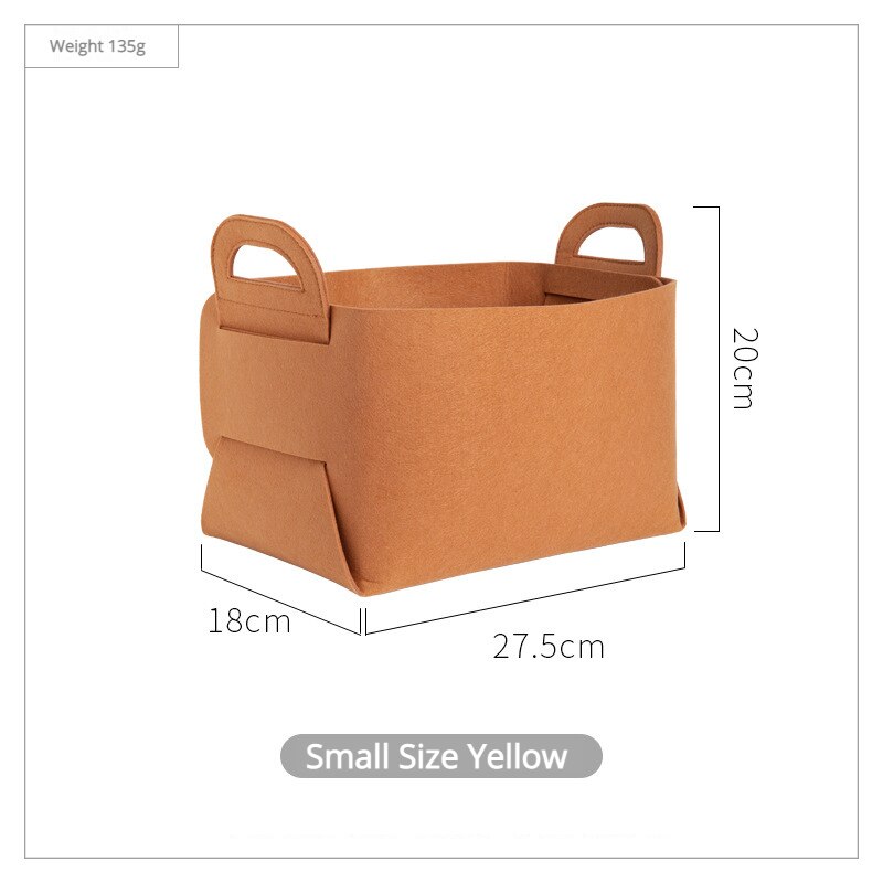 Felt Folding Storage Basket