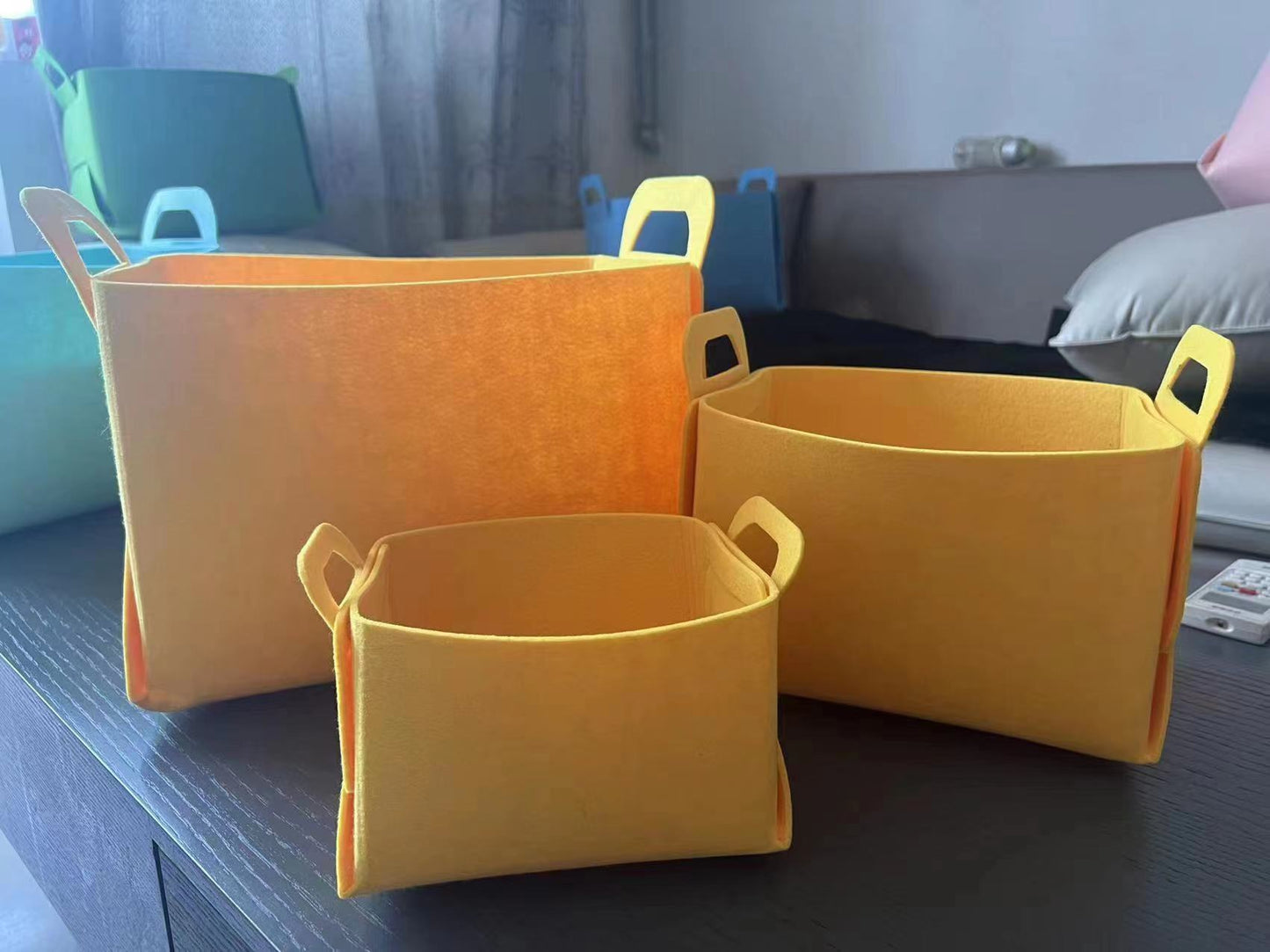 Felt Folding Storage Basket