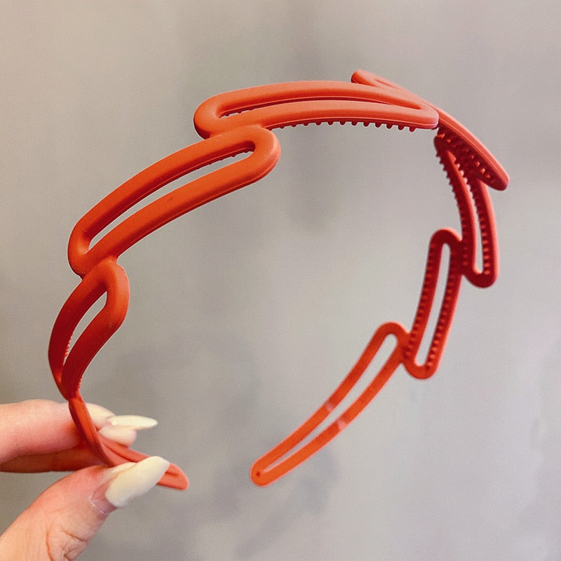 Solid Color Wave Hairbands