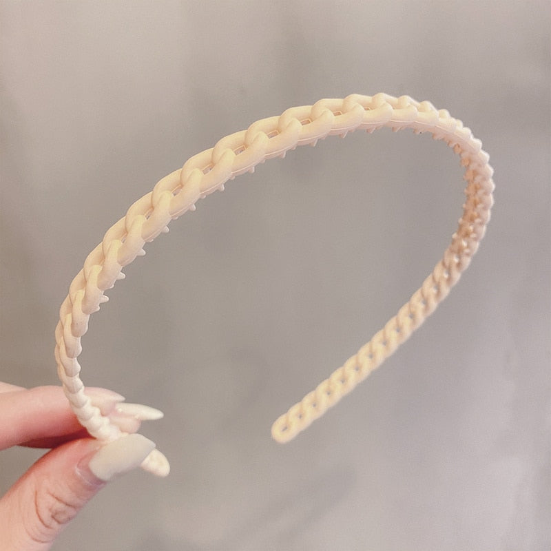 Solid Color Wave Hairbands