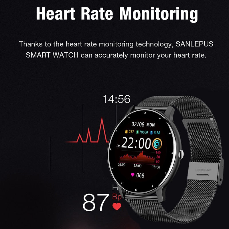 Touch Screen Sports Fitness Watch