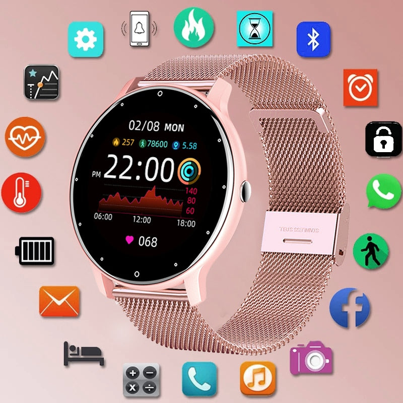 Touch Screen Sports Fitness Watch