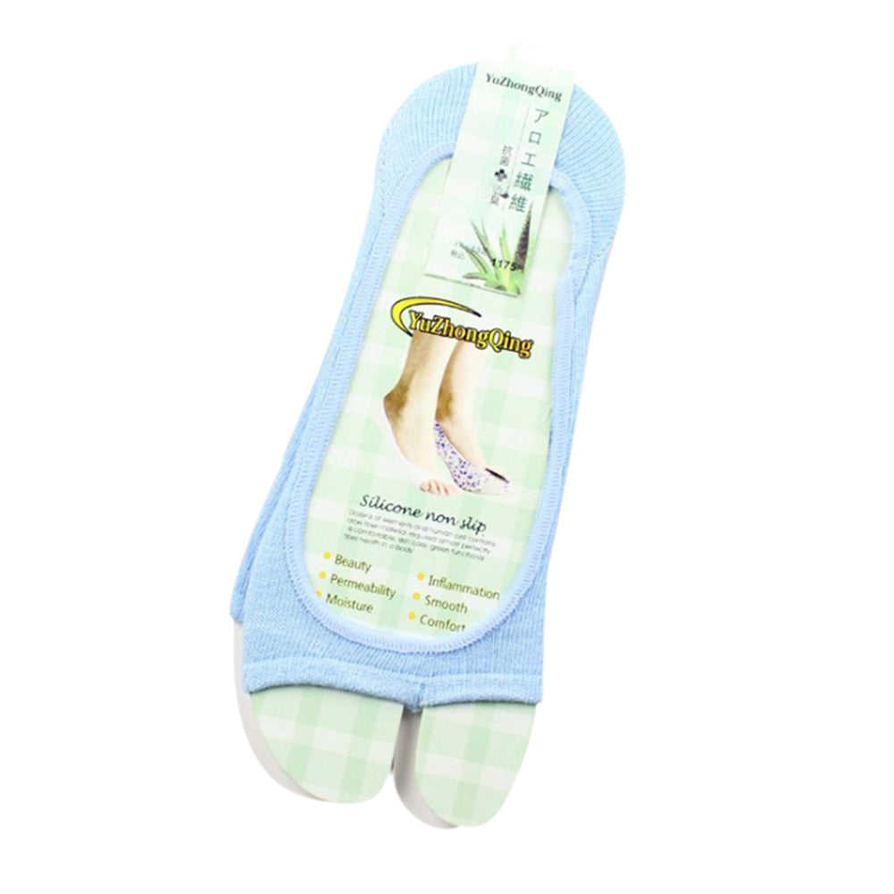 Half Palm Shallow On-slip Open Toe Socks