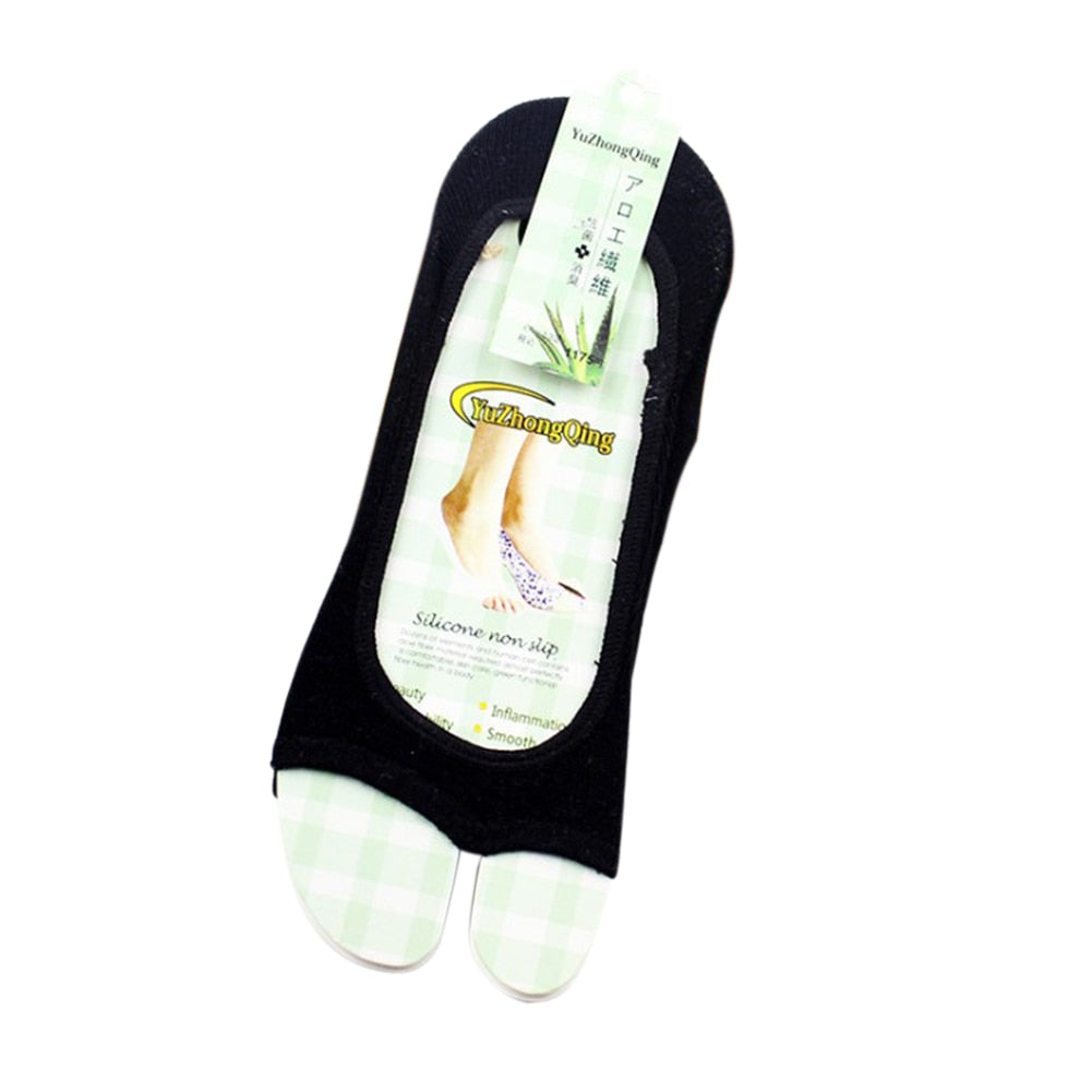 Half Palm Shallow On-slip Open Toe Socks