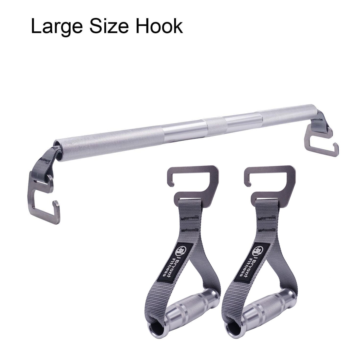 Heavy Duty Resistance Band Pilates Bar with e-type Hook