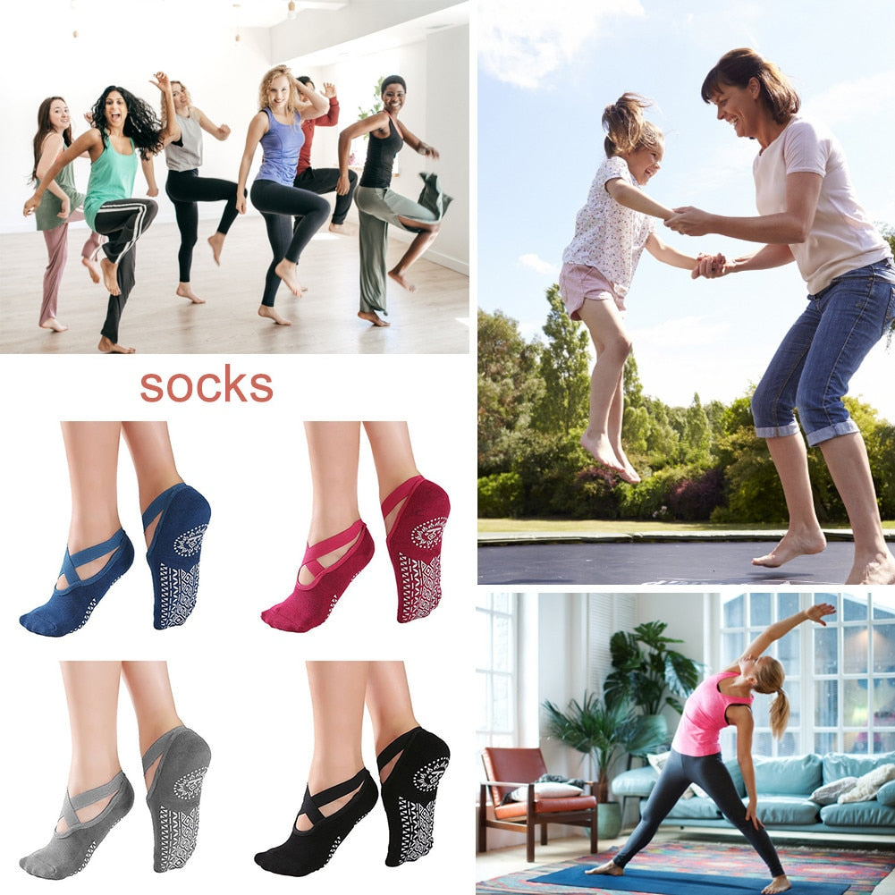 Silicone Pilates Yoga Barre Socks