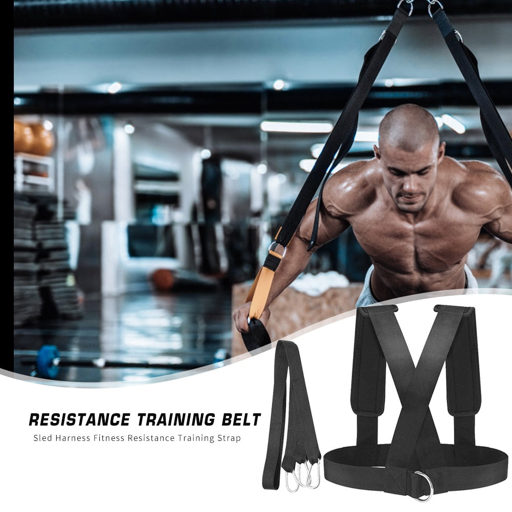 Sled Harness Fitness Resistance Strap