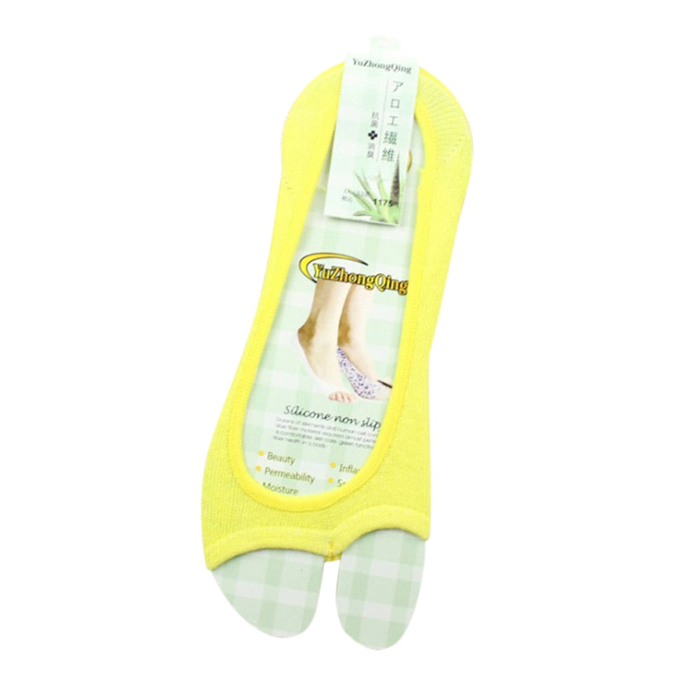 Half Palm Shallow On-slip Open Toe Socks