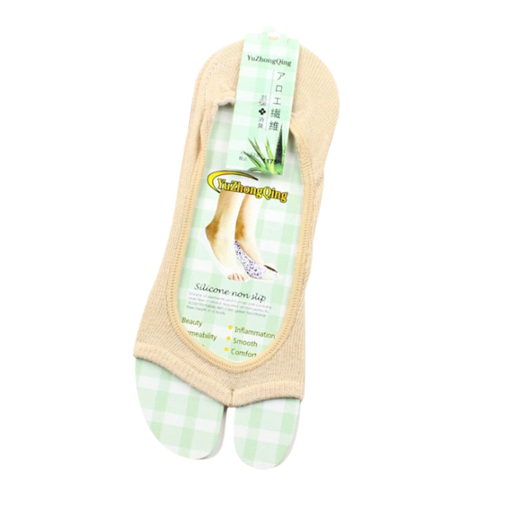 Half Palm Shallow On-slip Open Toe Socks