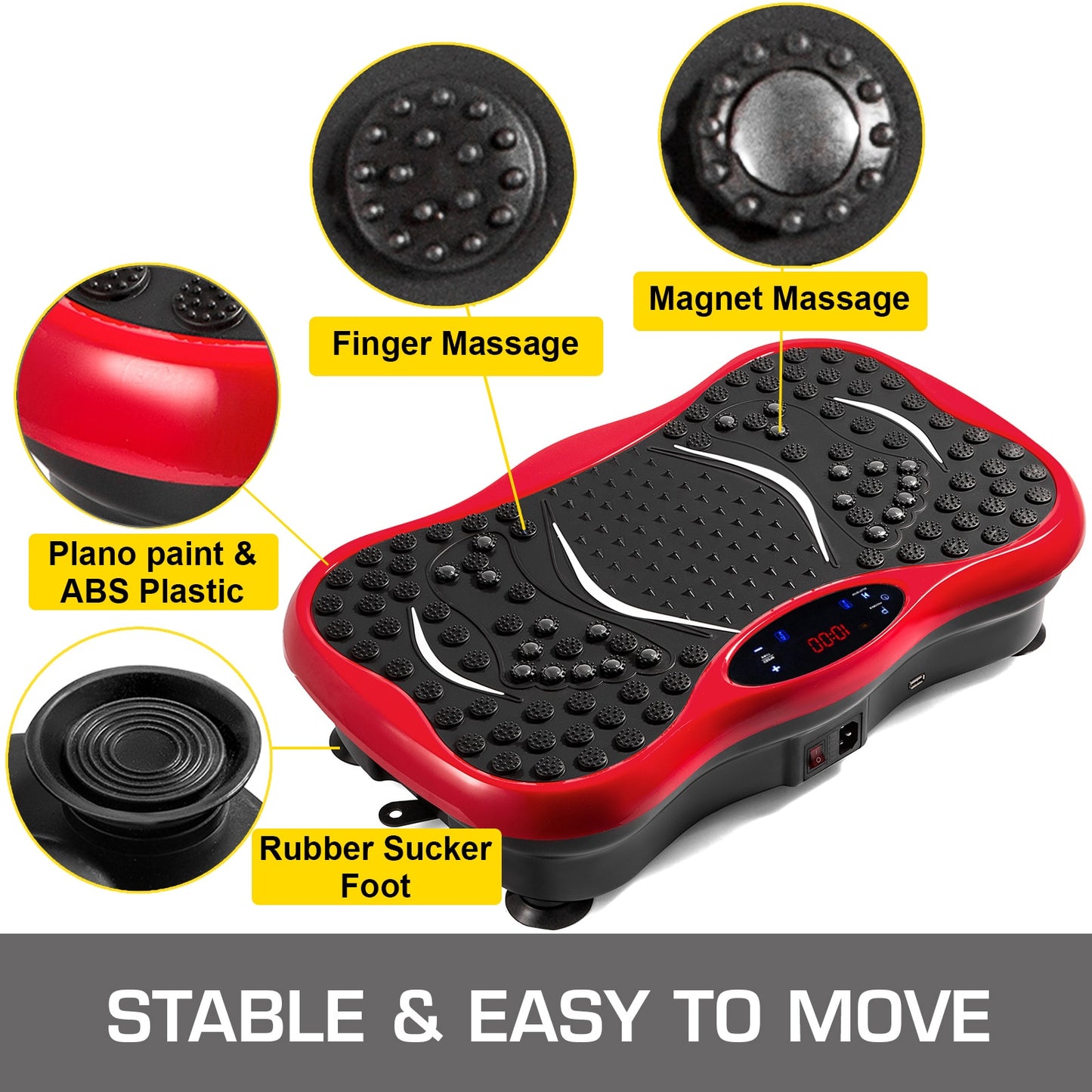 Body Massager Machine With Resistance Bands