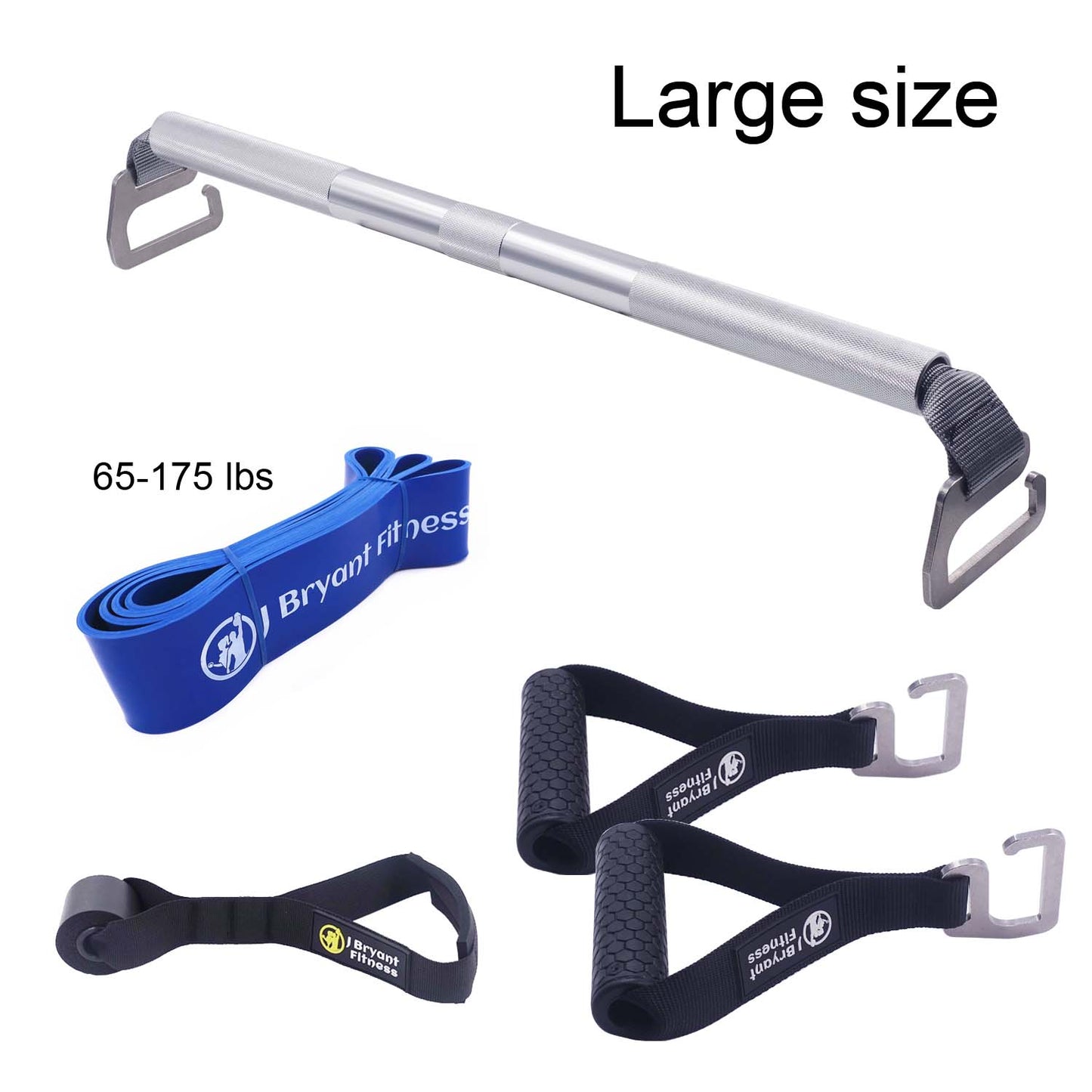 Heavy Duty Resistance Band Pilates Bar with e-type Hook