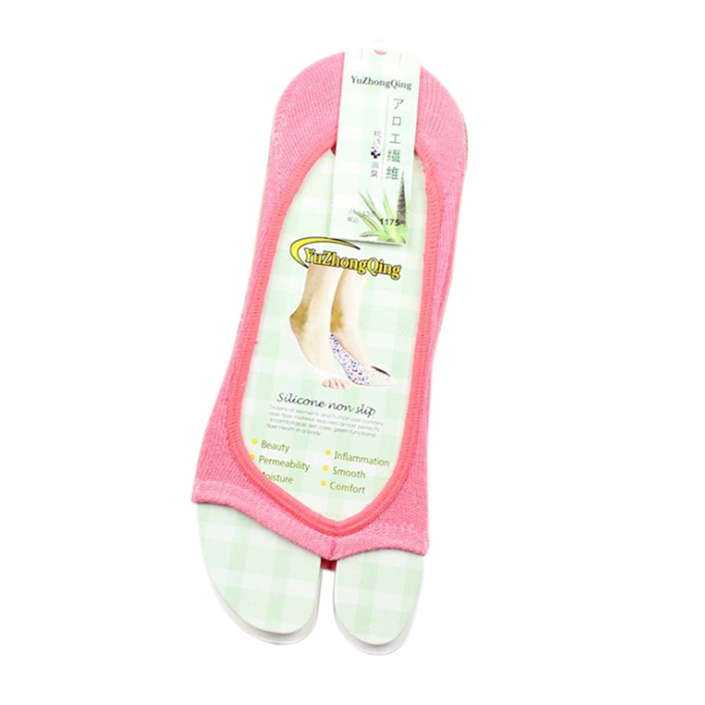 Half Palm Shallow On-slip Open Toe Socks