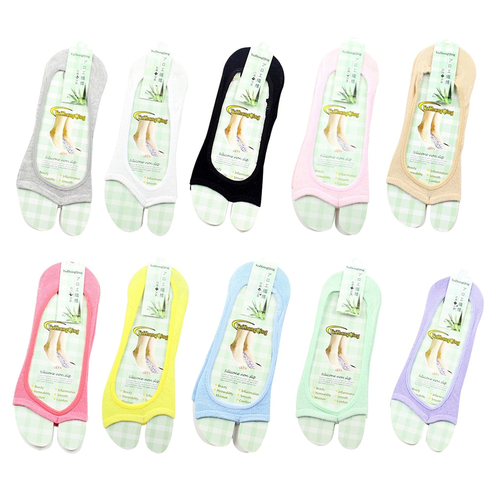 Half Palm Shallow On-slip Open Toe Socks