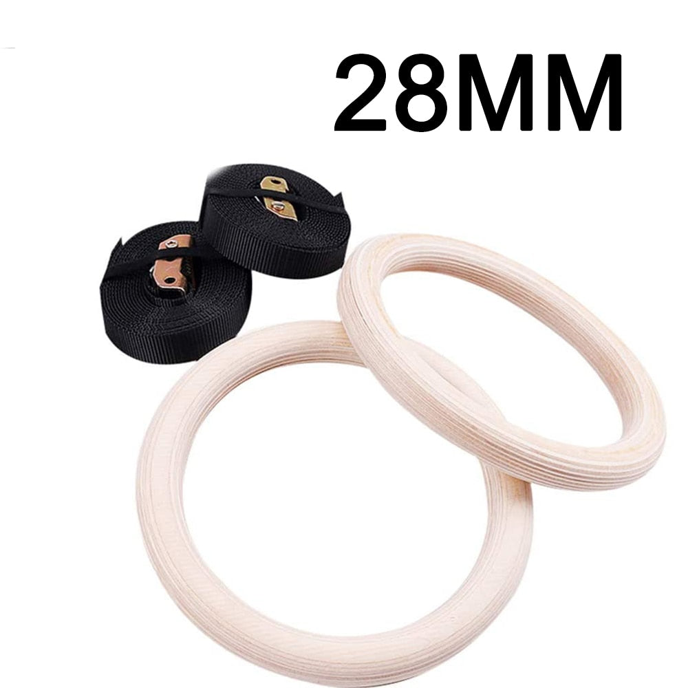 Fitness Wooden Gymnastics Rings