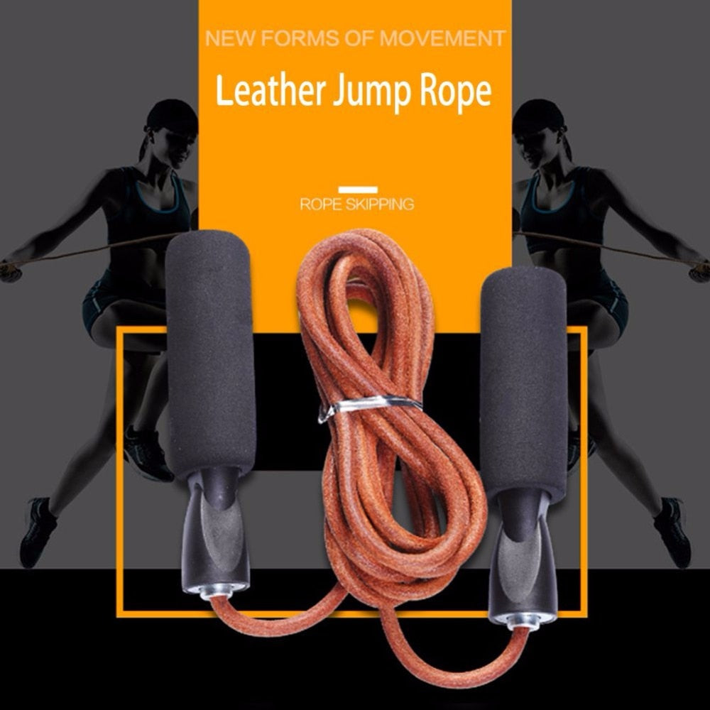 Professional Cowhide Jump Rope