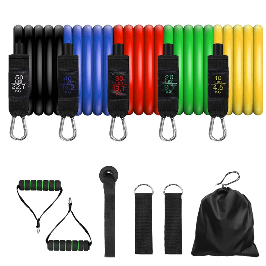 Fitness Resistance Bands Set