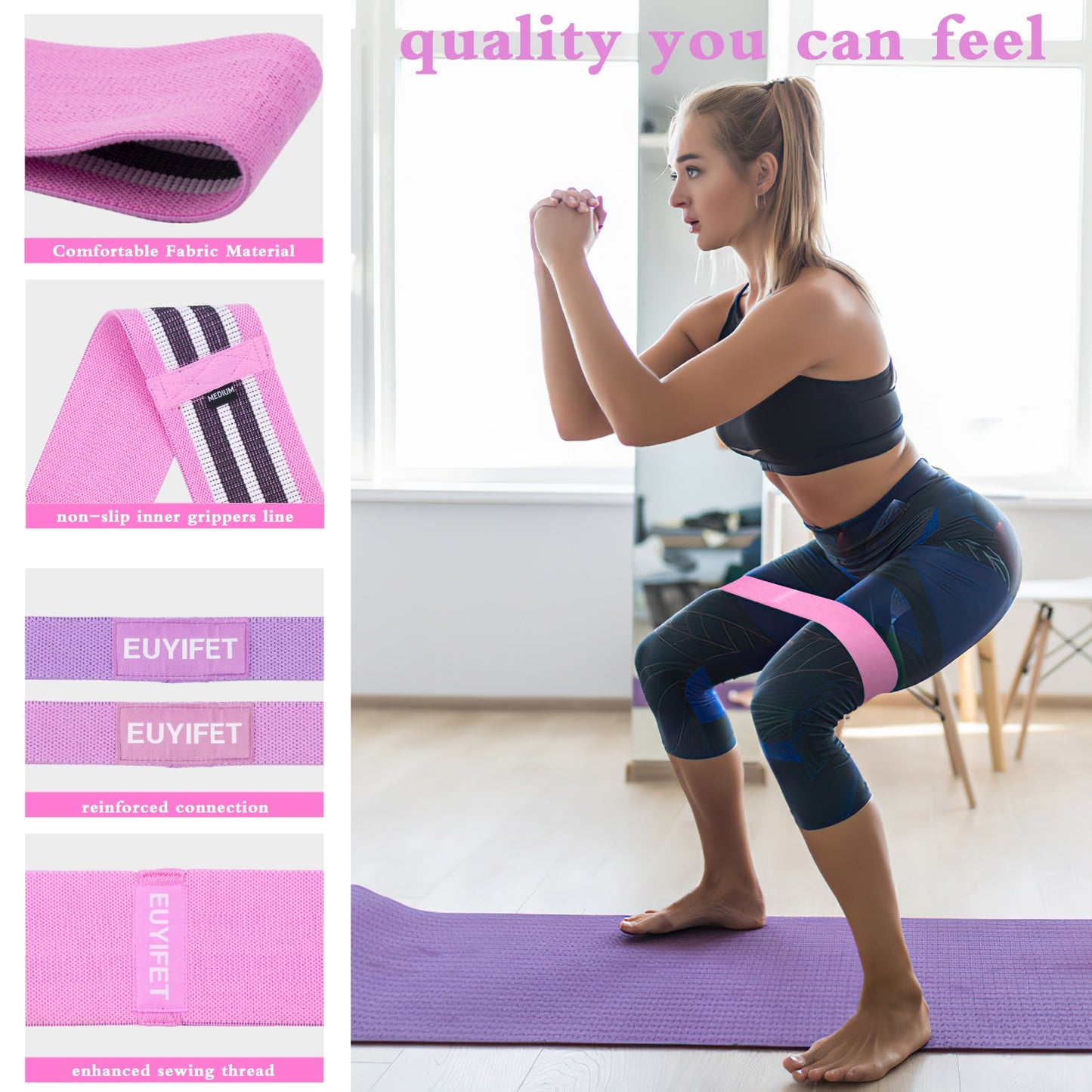 Women Fabric Resistance Bands