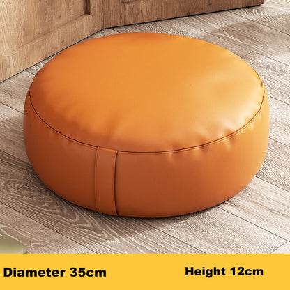 Leather Pouf Meditation Cushion