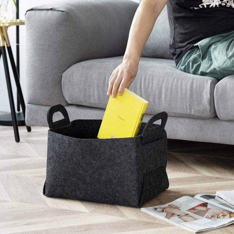 Felt Folding Storage Basket