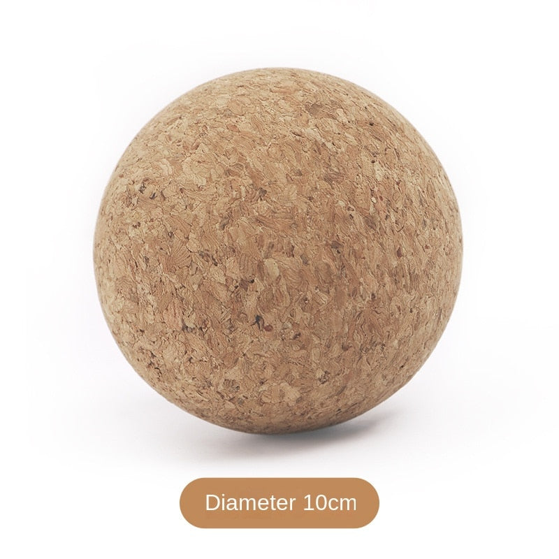 High Density Cork Yoga Ball