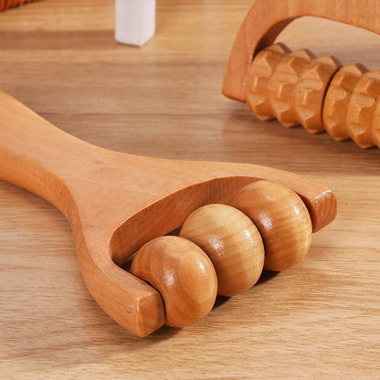Wooden Handheld Roller