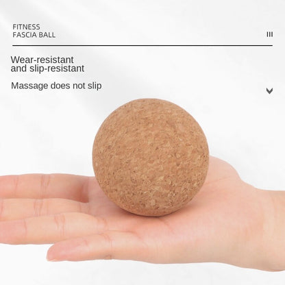 High Density Cork Yoga Ball