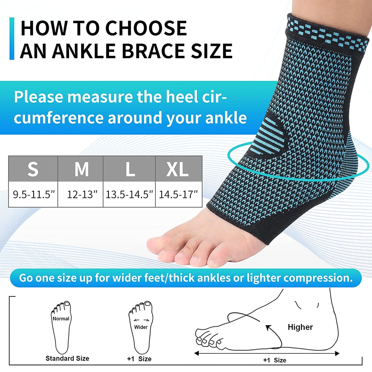 Ankle Brace Compression Strap