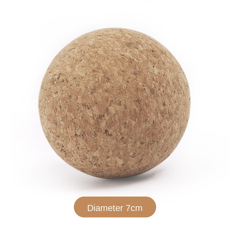 High Density Cork Yoga Ball