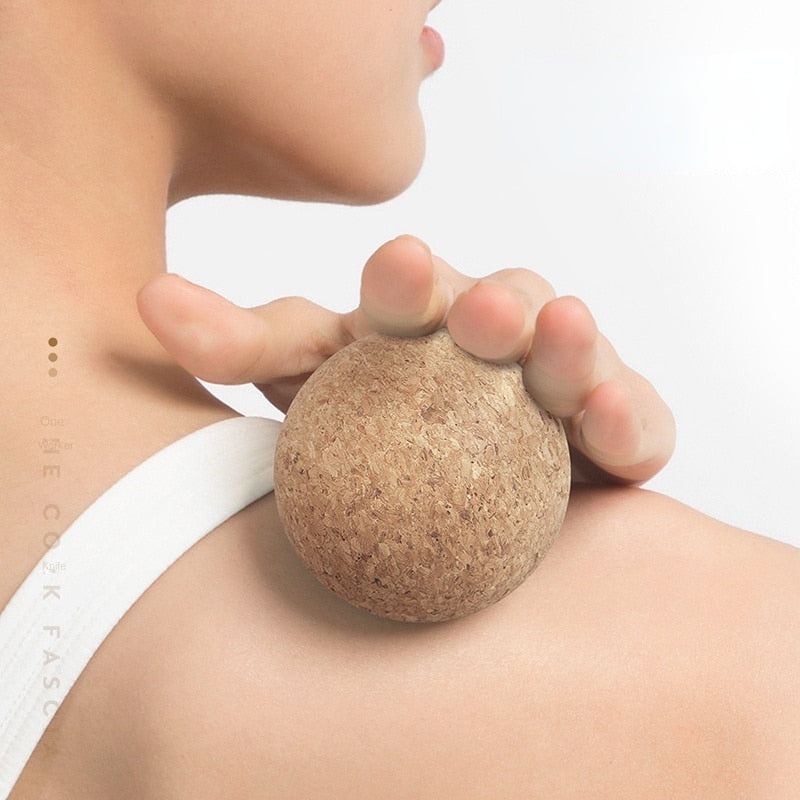 High Density Cork Yoga Ball