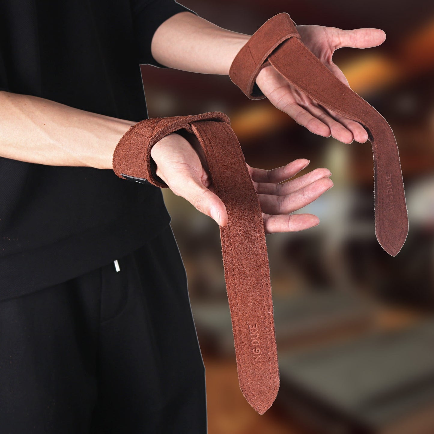 Leather Weightlifting Wrist Strap