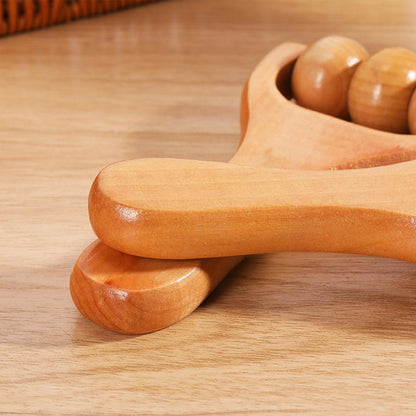 Wooden Handheld Roller