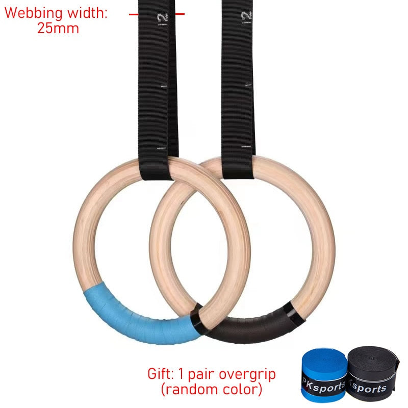 Wooded Gymnastics Rings