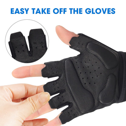 Leather Fitness Gloves