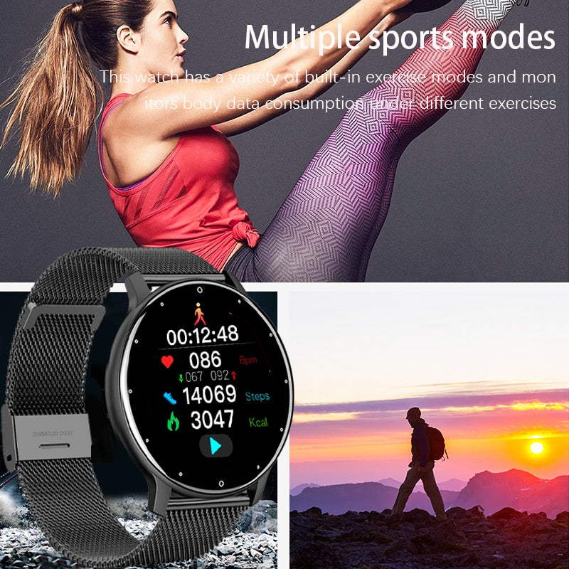 Touch Screen Sports Fitness Watch