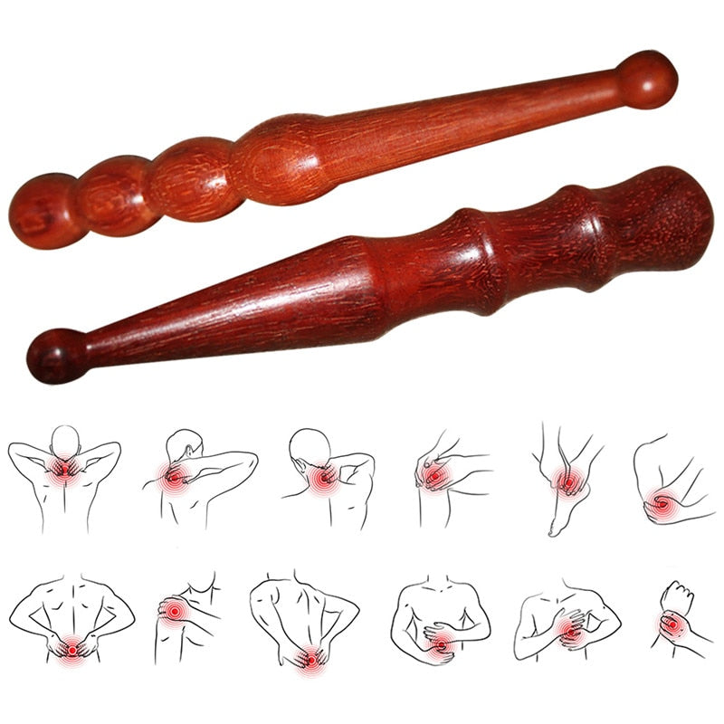 Body Massage Wooden Stick