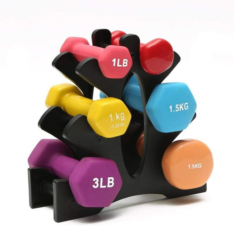 Three-tier Dumbbell Weight Stand Holder