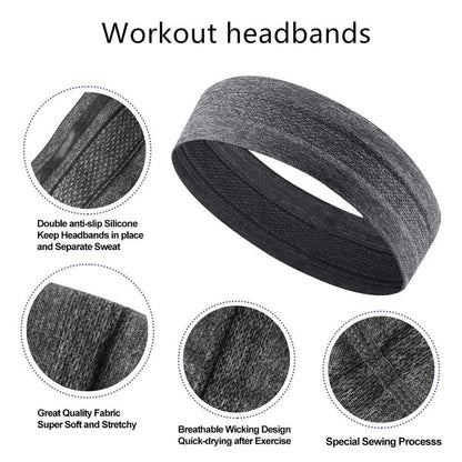 Sports Yoga Elastic Sweatband