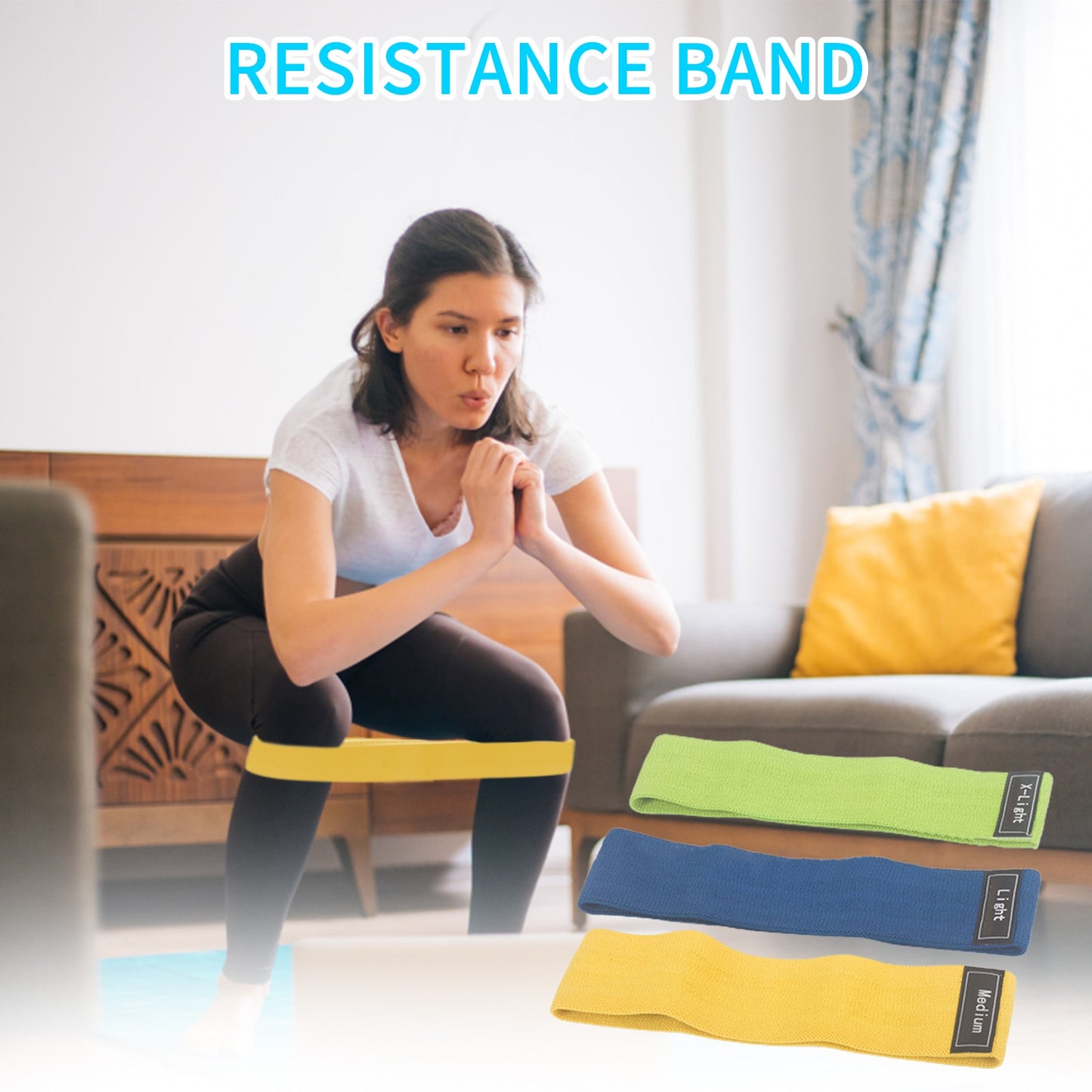 Workout Resistance Bands For Legs And Butt
