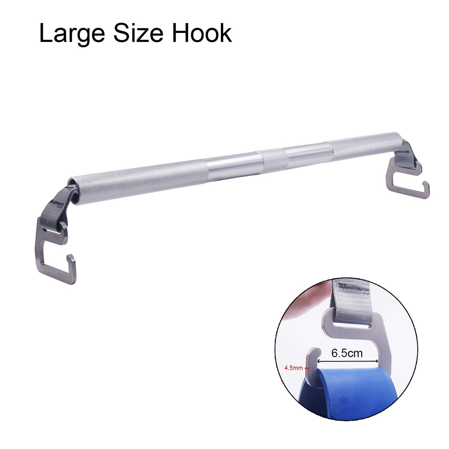 Heavy Duty Resistance Band Pilates Bar with e-type Hook