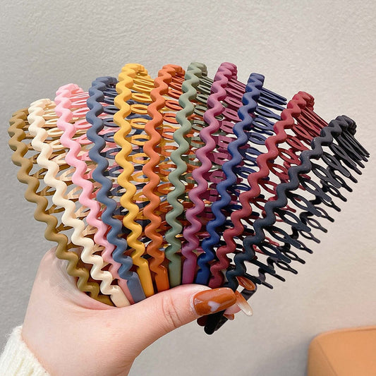 Solid Color Wave Hairbands