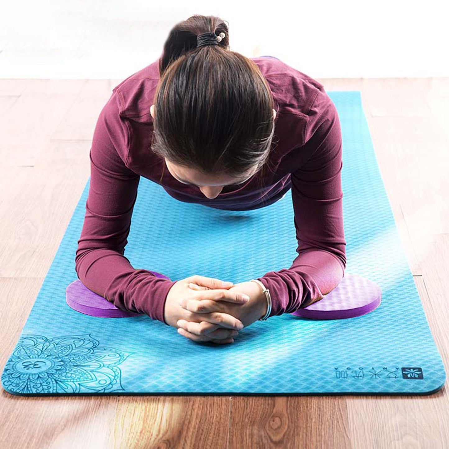 Thick Pilates Elbow Plank Kneeling Mat