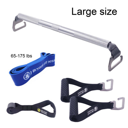 Heavy Duty Resistance Band Pilates Bar with e-type Hook