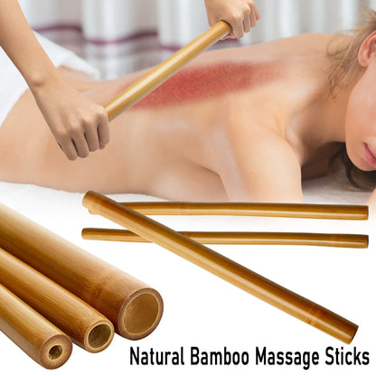 Natural Bamboo Massage Sticks