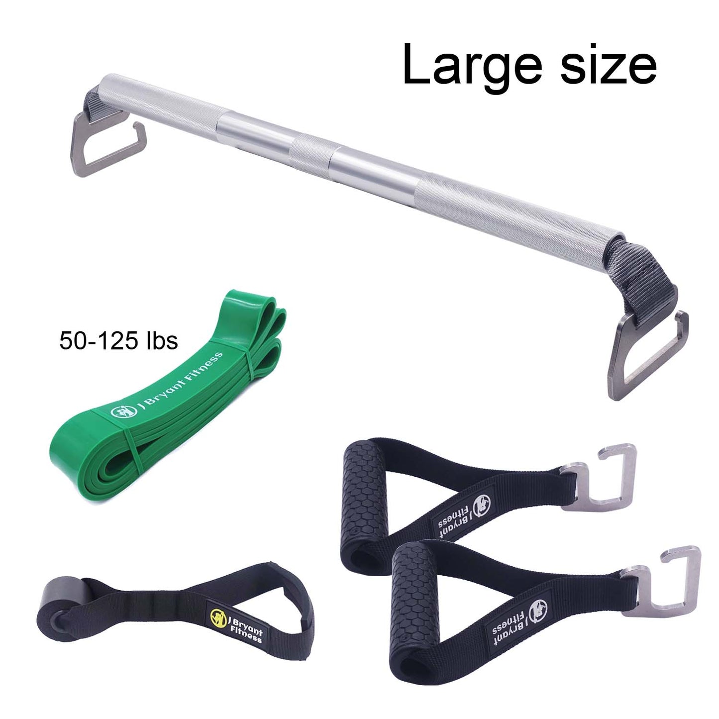 Heavy Duty Resistance Band Pilates Bar with e-type Hook