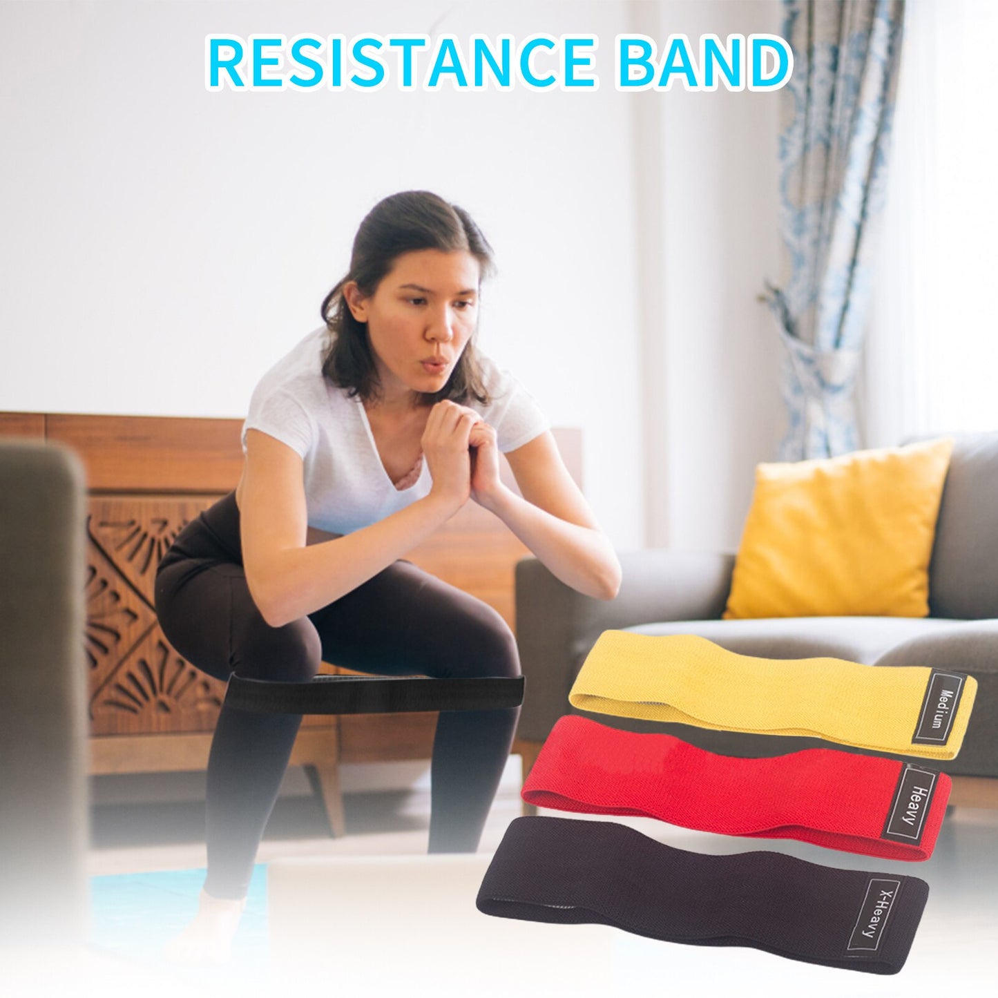 Workout Resistance Bands For Legs And Butt